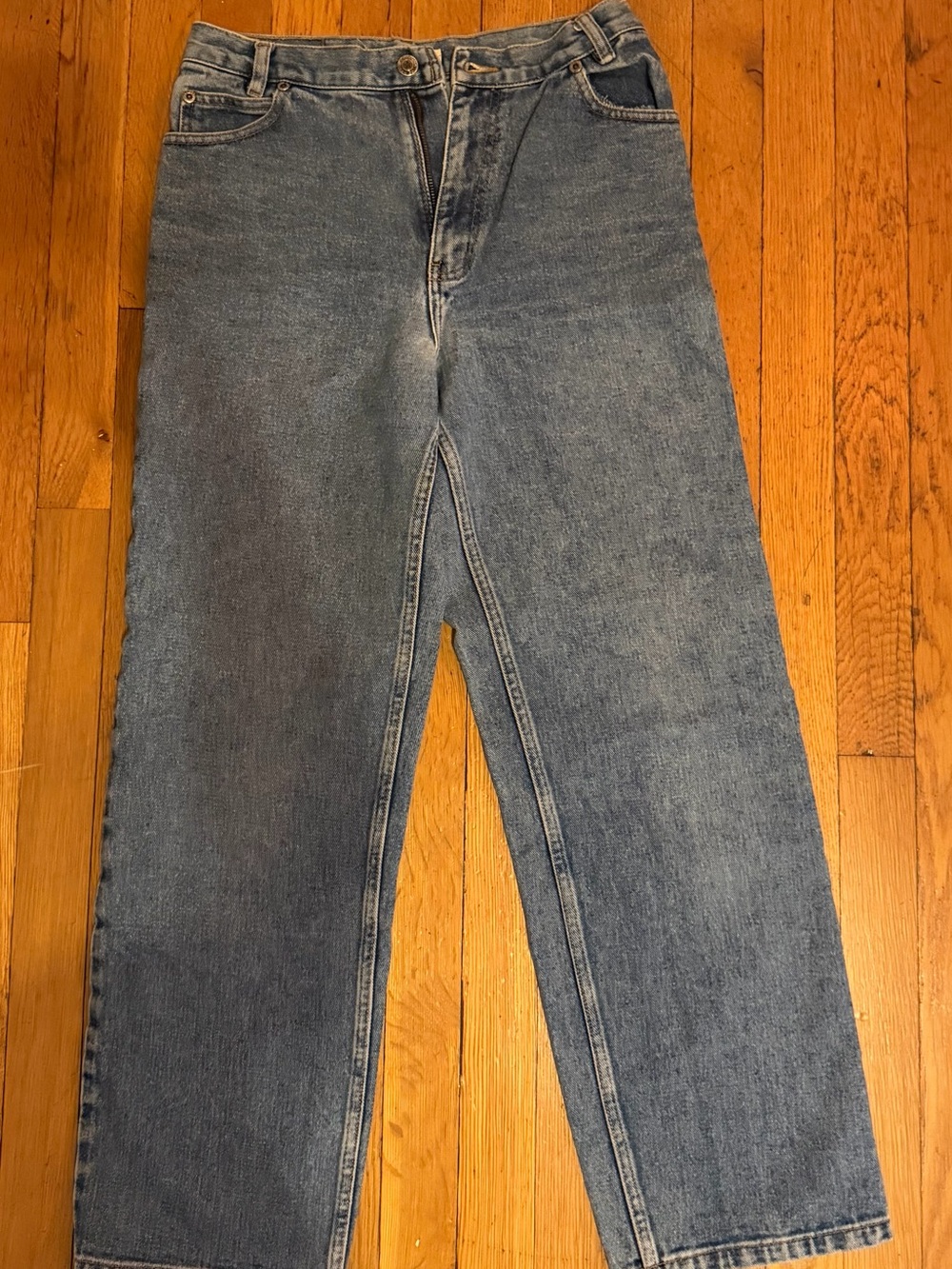 Arizona Jean Company Boyfriend Jeans - Light Blue Denim